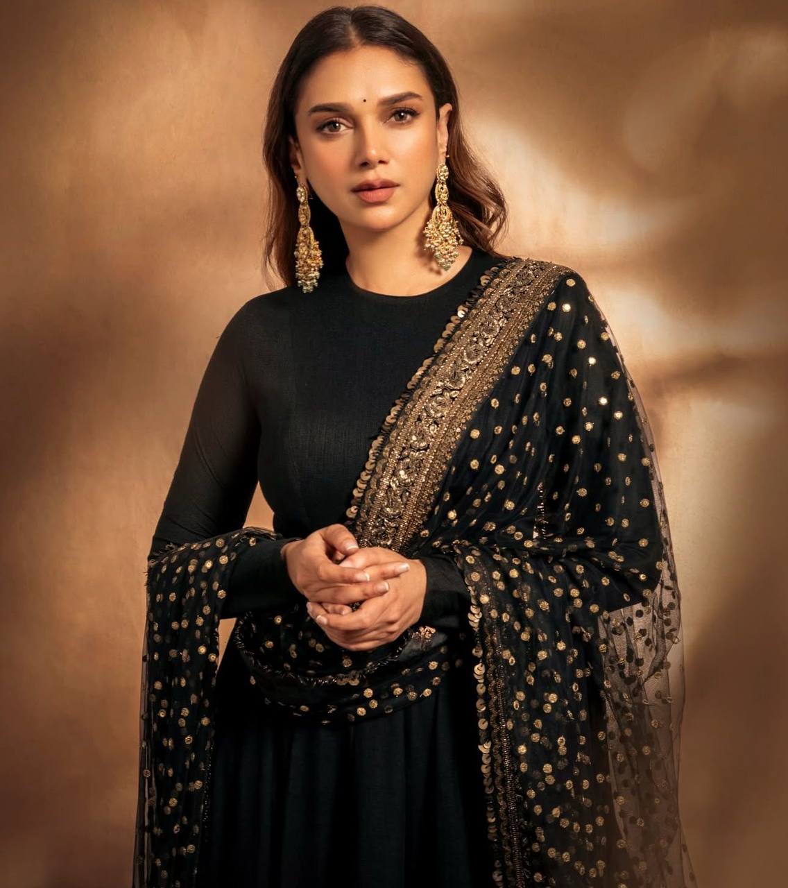 Midnight Majesty Luxe Black Anarkali