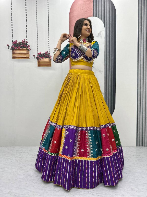 Kahani Multi-Color Bandhani Lehenga Choli Set