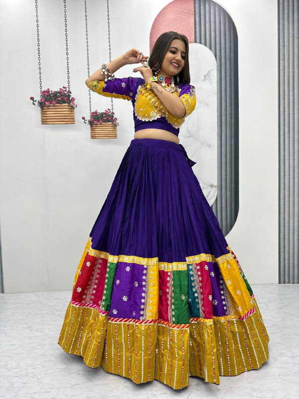 Kahani Multi-Color Bandhani Lehenga Choli Set