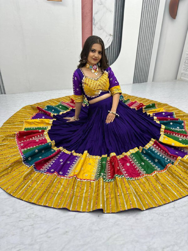 Kahani Multi-Color Bandhani Lehenga Choli Set