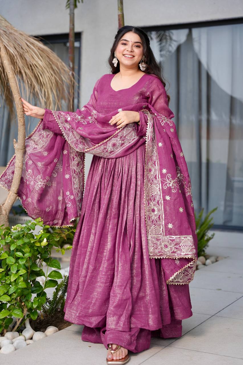 Arohi Mauve Suit Set