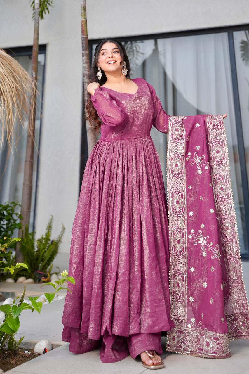 Arohi Mauve Suit Set
