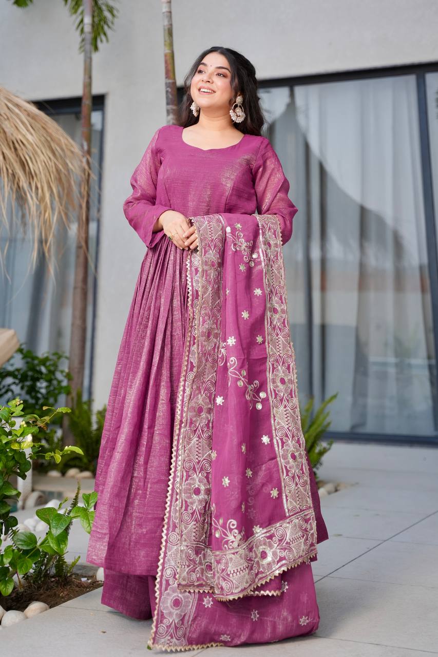 Arohi Mauve Suit Set
