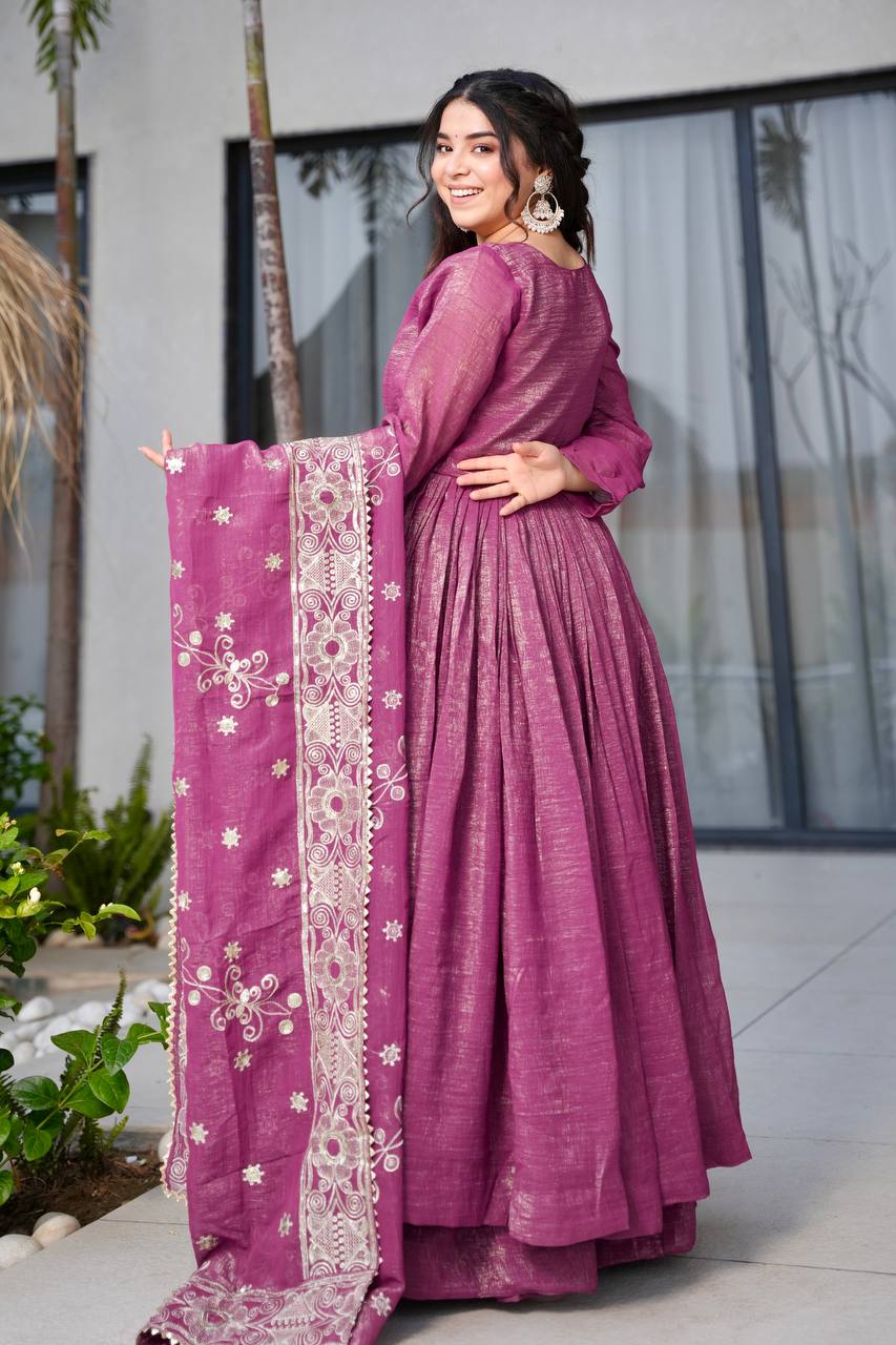 Arohi Mauve Suit Set