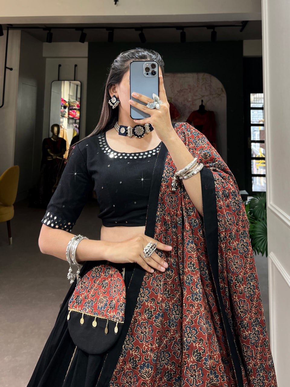 Azael Beautiful Pure Cotton Lehenga Set