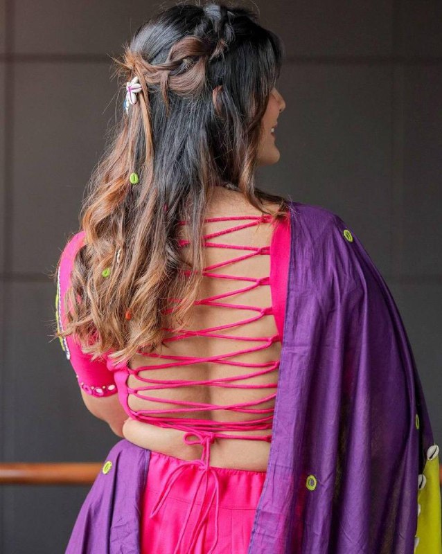Prisha Embroidery Thread work Navratri Lehenga Set