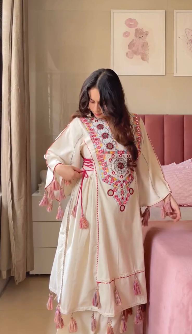 Rakhi Special Premium Designer Kurta with Palazzo