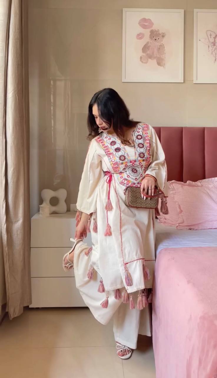 Rakhi Special Premium Designer Kurta with Palazzo