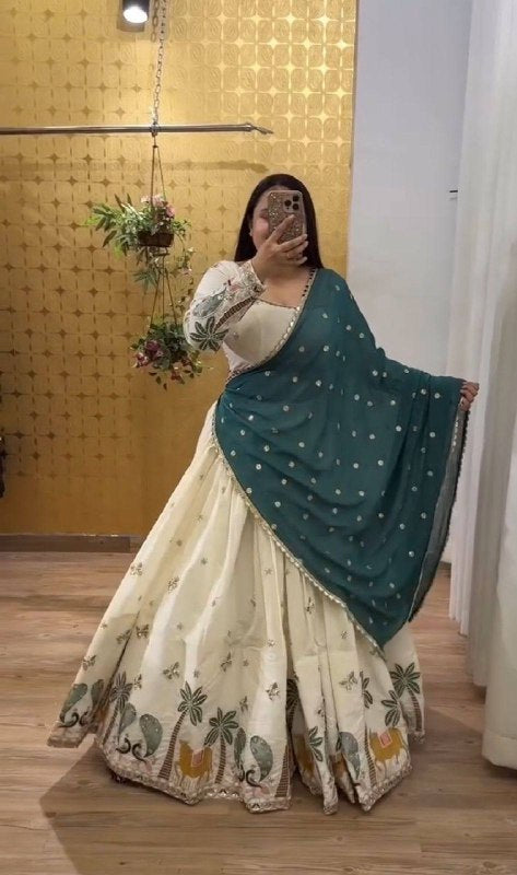 Zunaira Heavy Embroidery Lehenga Choli