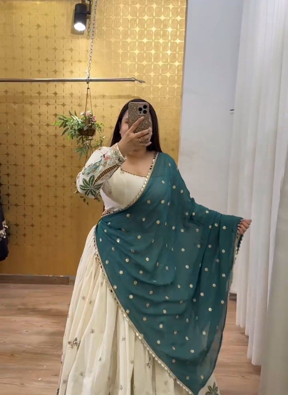 Zunaira Heavy Embroidery Lehenga Choli