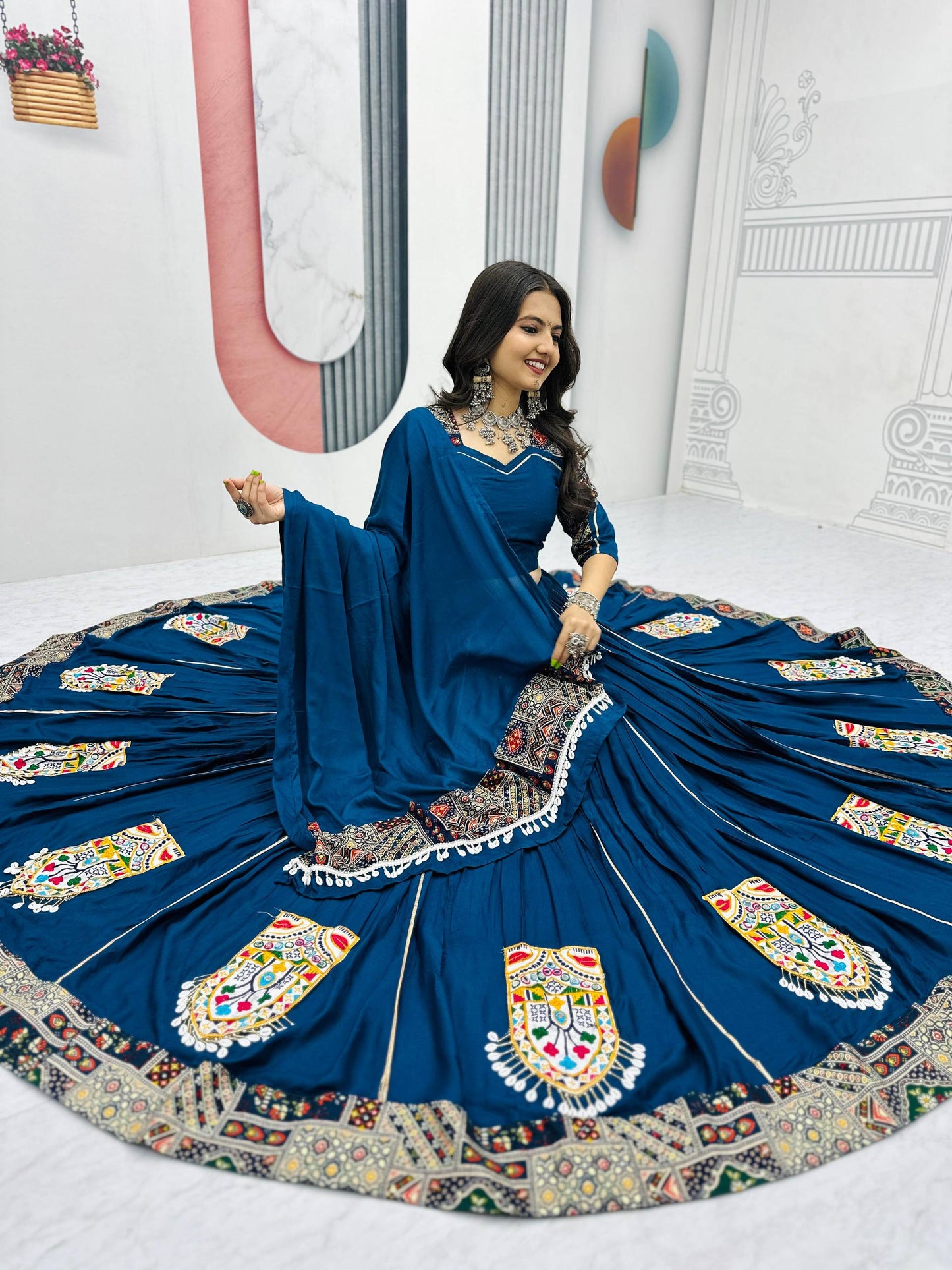 Garba Queen Traditional Lehenga Set
