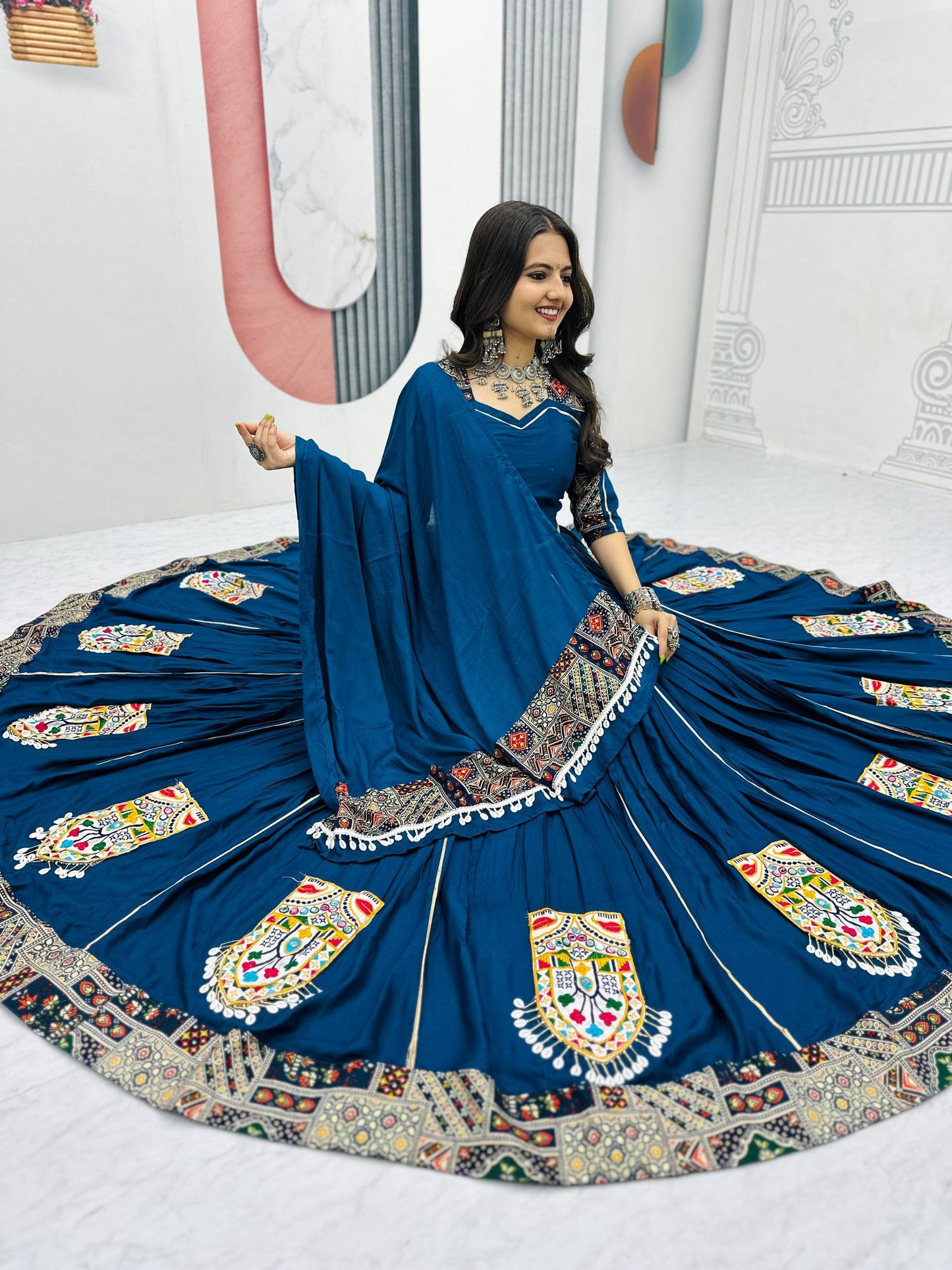 Garba Queen Traditional Lehenga Set