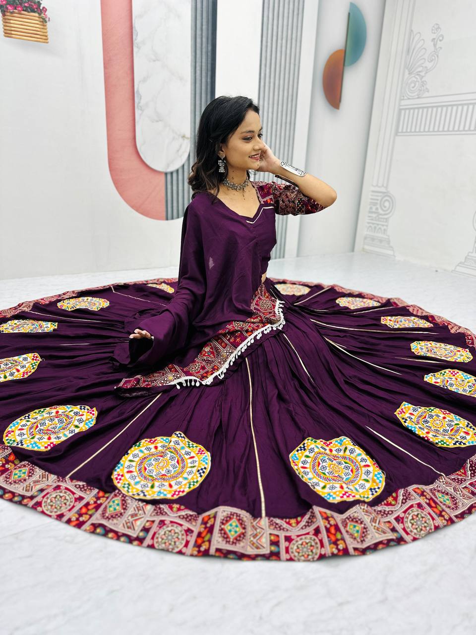 Garba Queen Traditional Lehenga Set