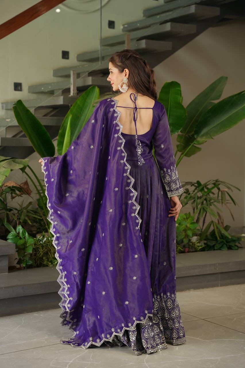 Manvi Blush Elegance Anarkali Set