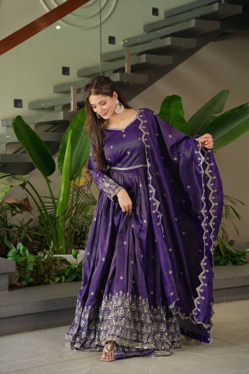 Manvi Blush Elegance Anarkali Set
