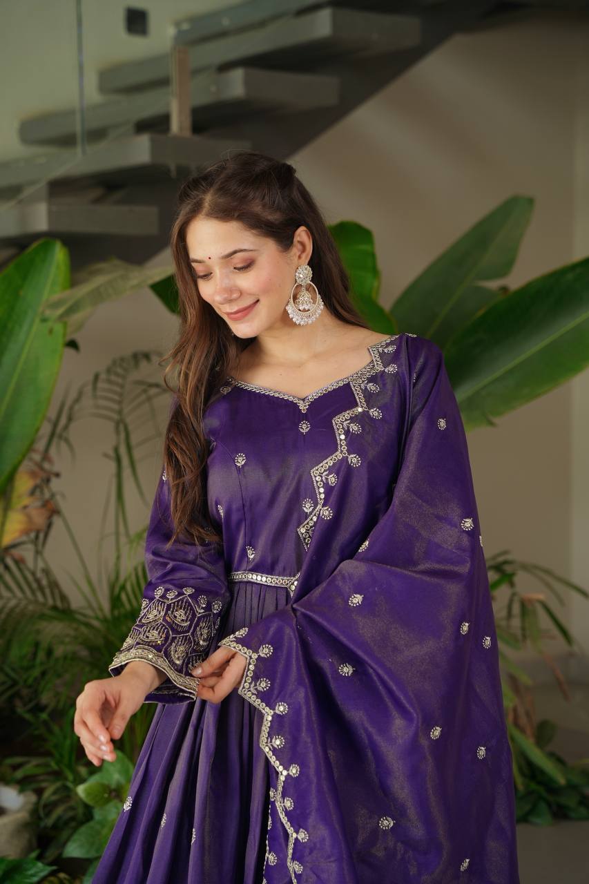 Manvi Blush Elegance Anarkali Set