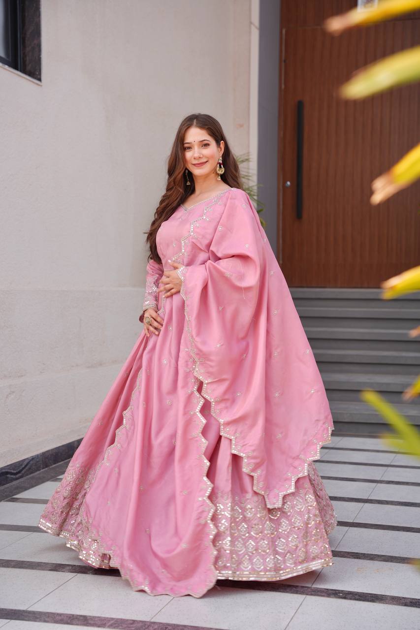 Manvi Blush Elegance Anarkali Set