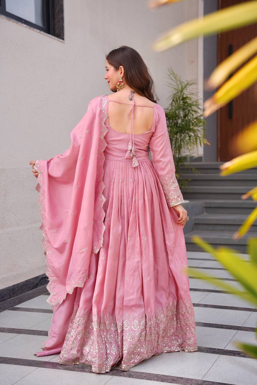 Manvi Blush Elegance Anarkali Set