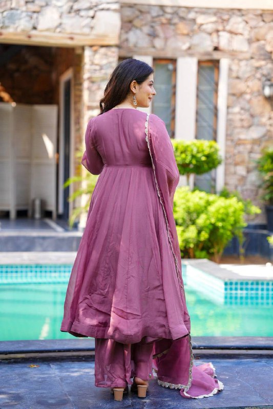 Gulaabi Glint Pink Kurta Set