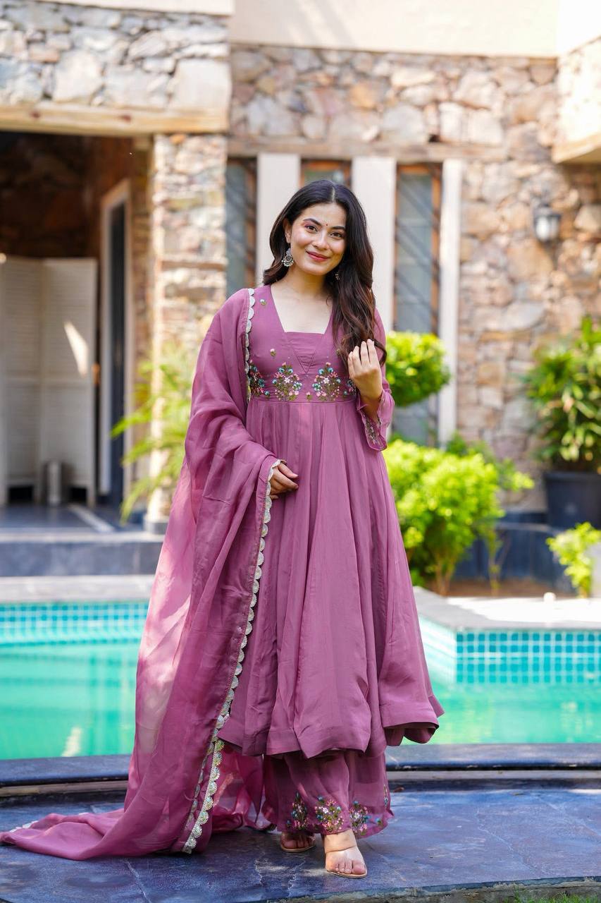 Gulaabi Glint Pink Kurta Set
