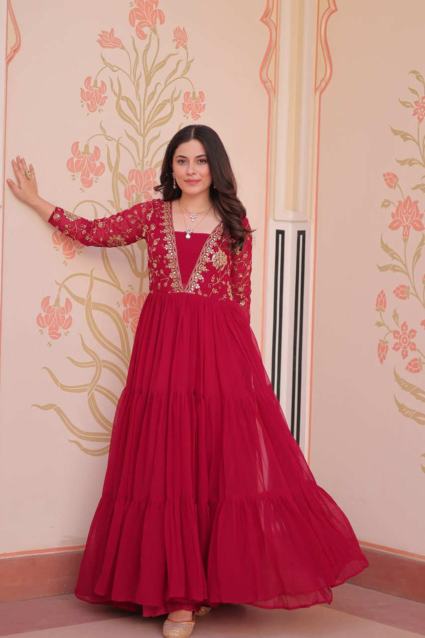 Aarohi’s Royal Elegance Gown Set