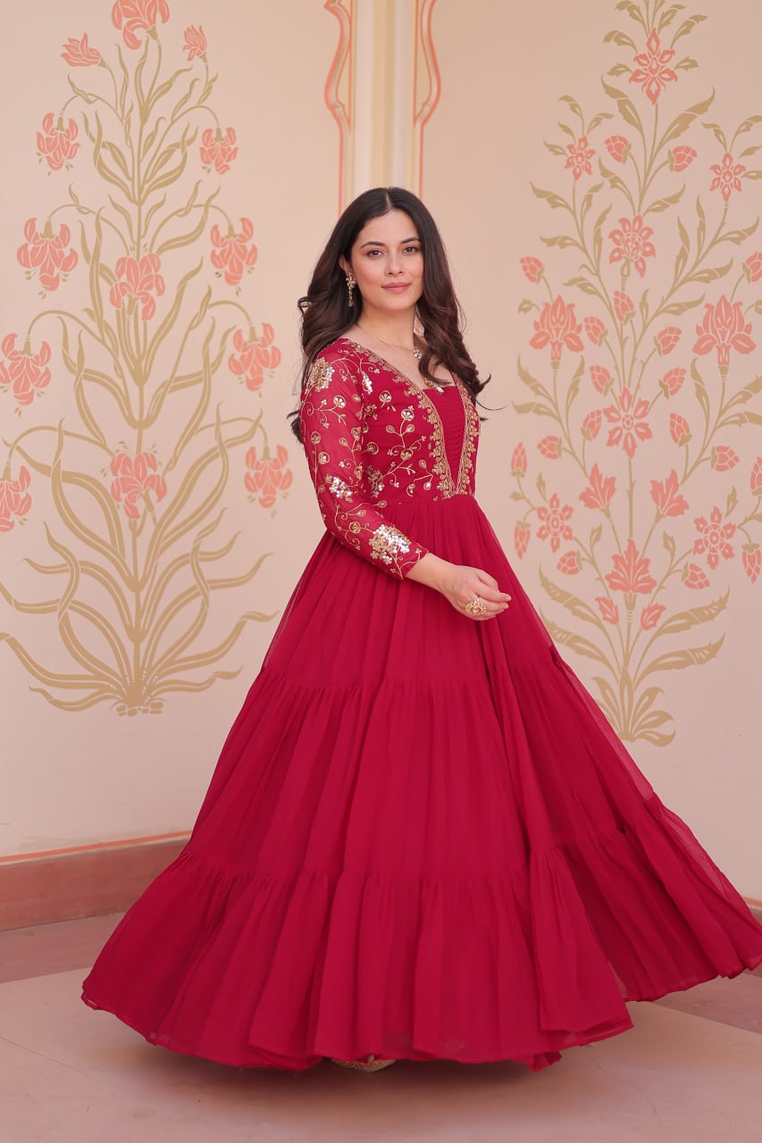 Aarohi’s Royal Elegance Gown Set