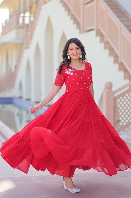 Ira Festive Flare Twin Gown Set