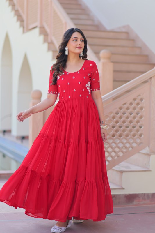 Ira Festive Flare Twin Gown Set
