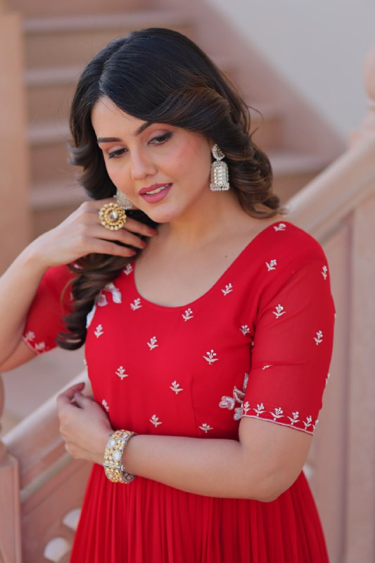 Ira Festive Flare Twin Gown Set