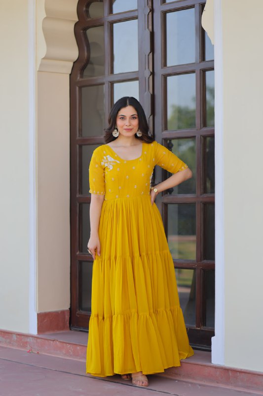 Ira Festive Flare Twin Gown Set