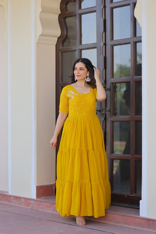 Ira Festive Flare Twin Gown Set