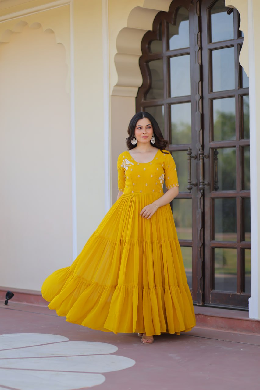 Ira Festive Flare Twin Gown Set