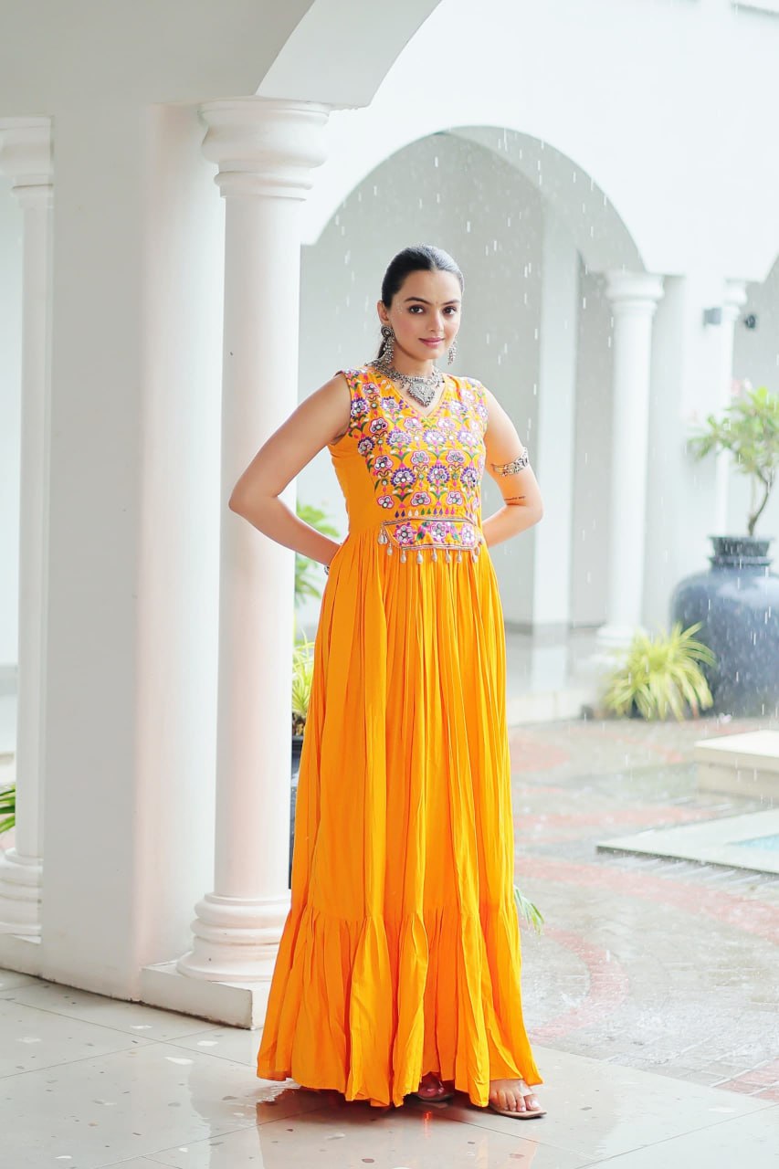 Aadhya Gota Glow Traditional Garba Gowns