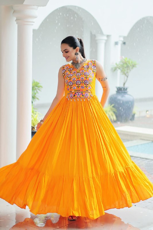 Aadhya Gota Glow Traditional Garba Gowns