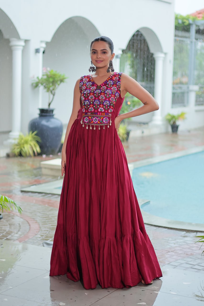 Aadhya Gota Glow Traditional Garba Gowns