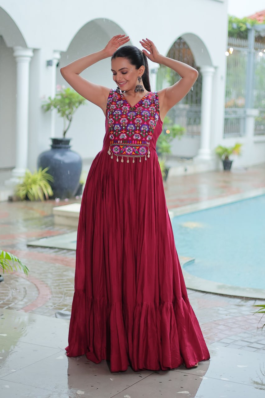 Aadhya Gota Glow Traditional Garba Gowns