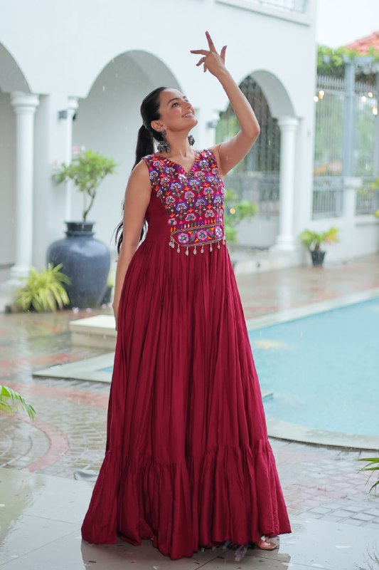 Aadhya Gota Glow Traditional Garba Gowns