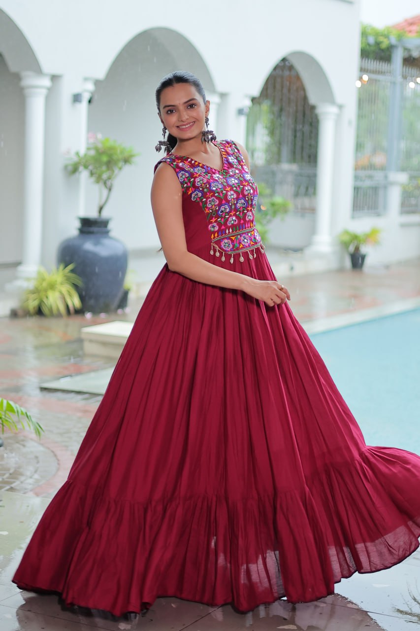 Aadhya Gota Glow Traditional Garba Gowns