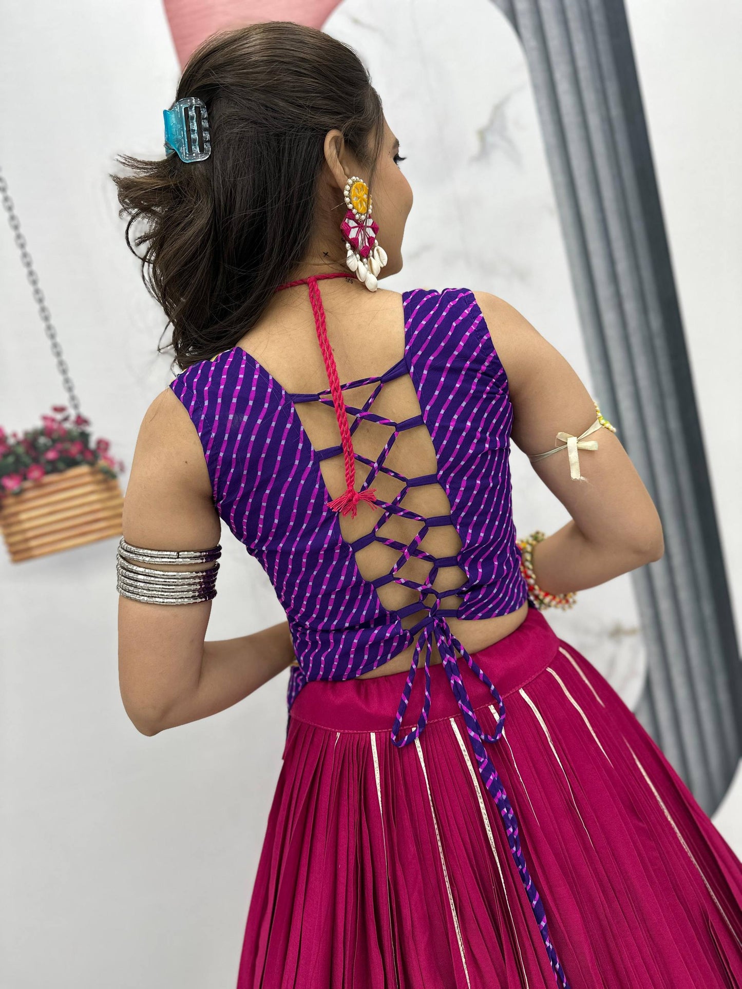 Tanirika Navratri Colourful Look Lehenga Set