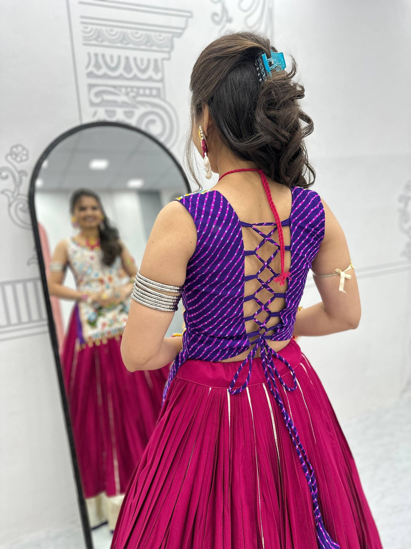 Tanirika Navratri Colourful Look Lehenga Set