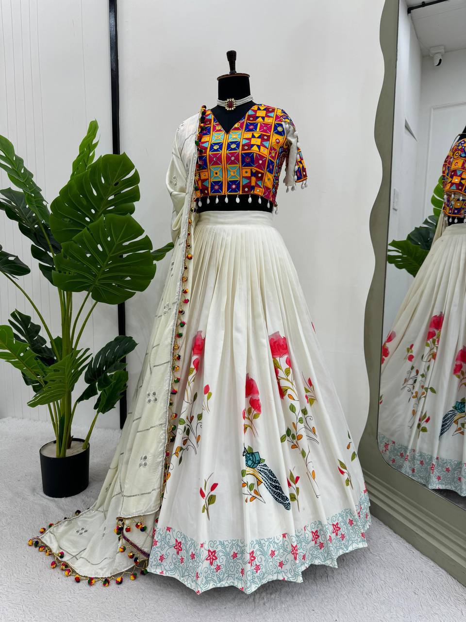 Varnika Vibe Multicolor Navratri Lehenga Choli Set