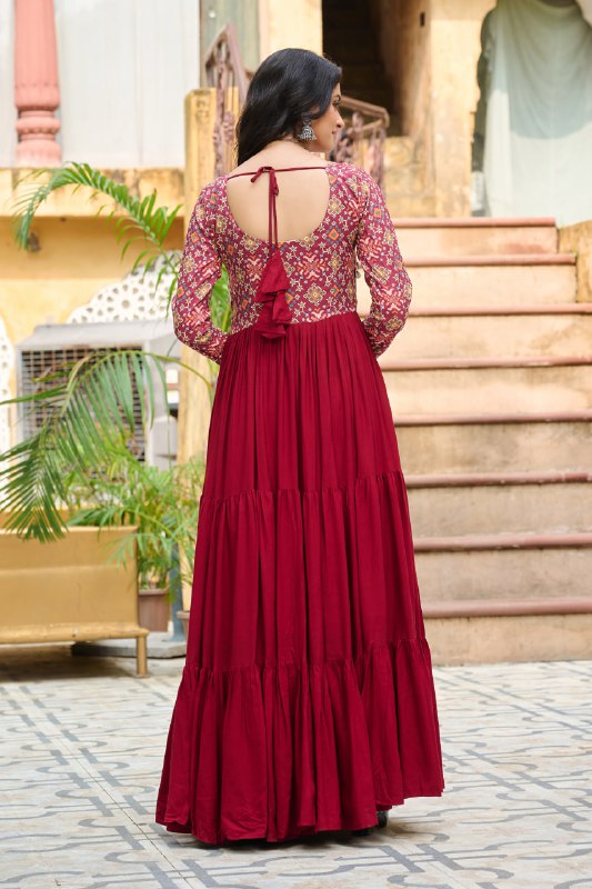 The Raas Queen Kutchi Gamth Work Magic Gown