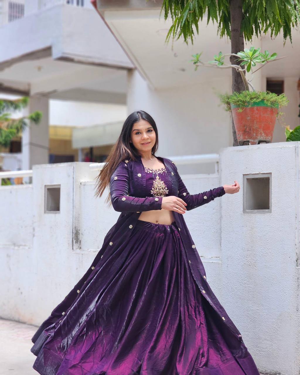 Rivaa Royale Modern Shrug Lehenga Set