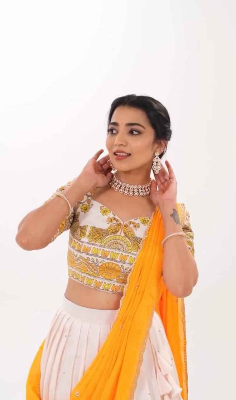 Kalamkari Chronicles Printed Lehenga Choli