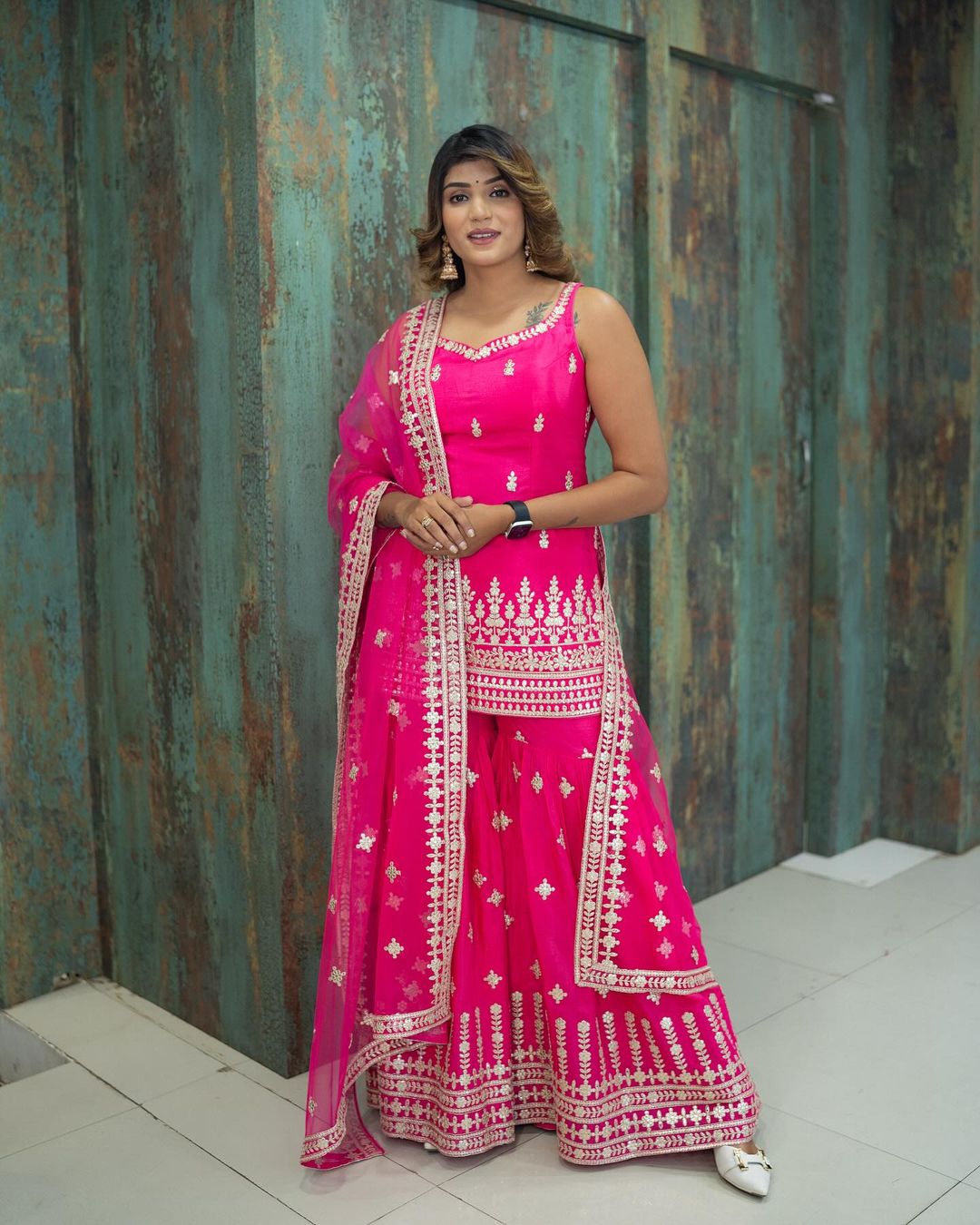 Twirl of Royalty The Allure of Sharara Ensembles Unveiled