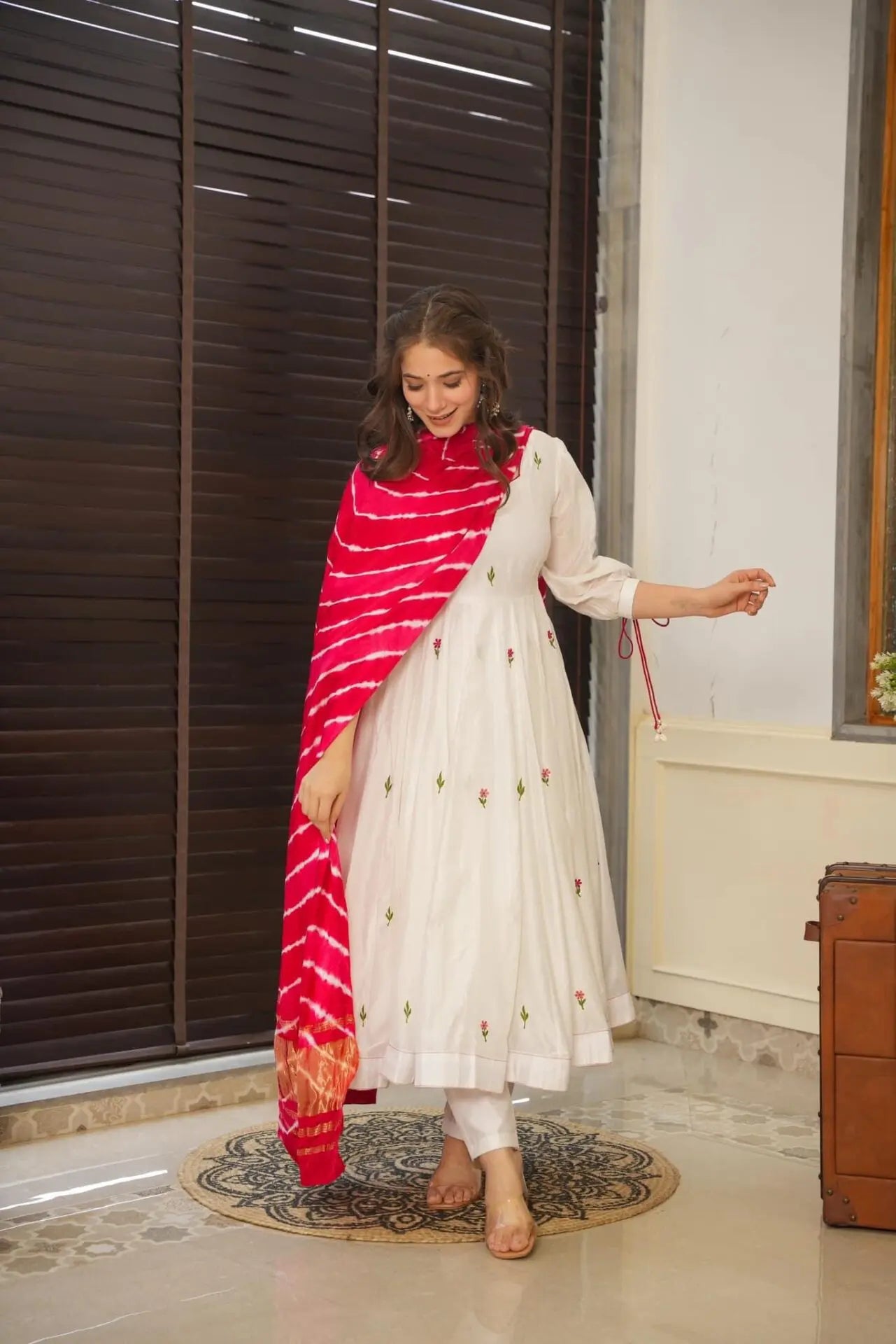 Khushi White Premium Quality Suit Set