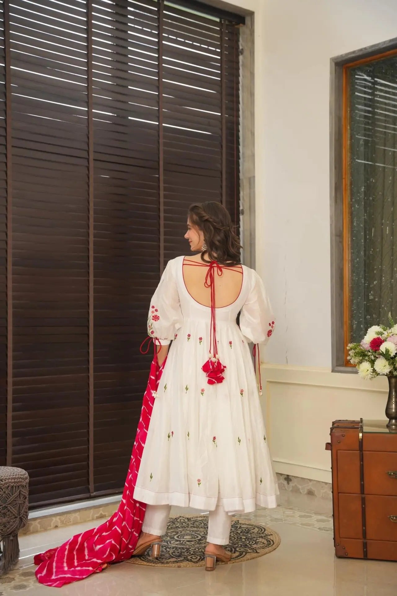 Khushi White Premium Quality Suit Set