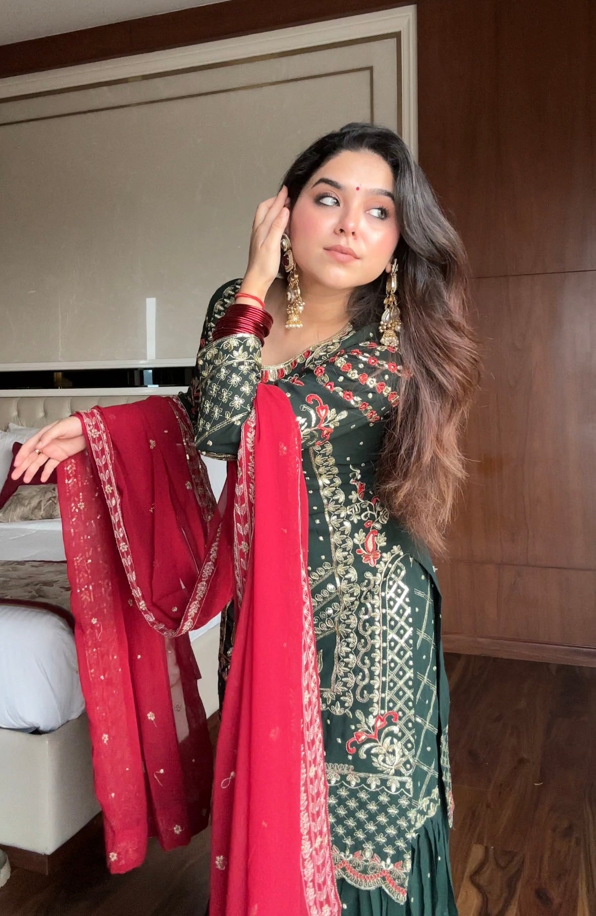 Miesha Festive Look Sharara Set