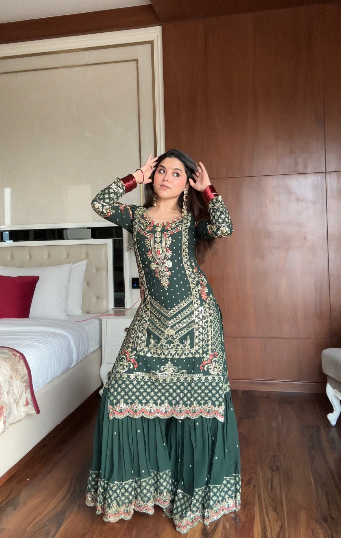 Miesha Festive Look Sharara Set