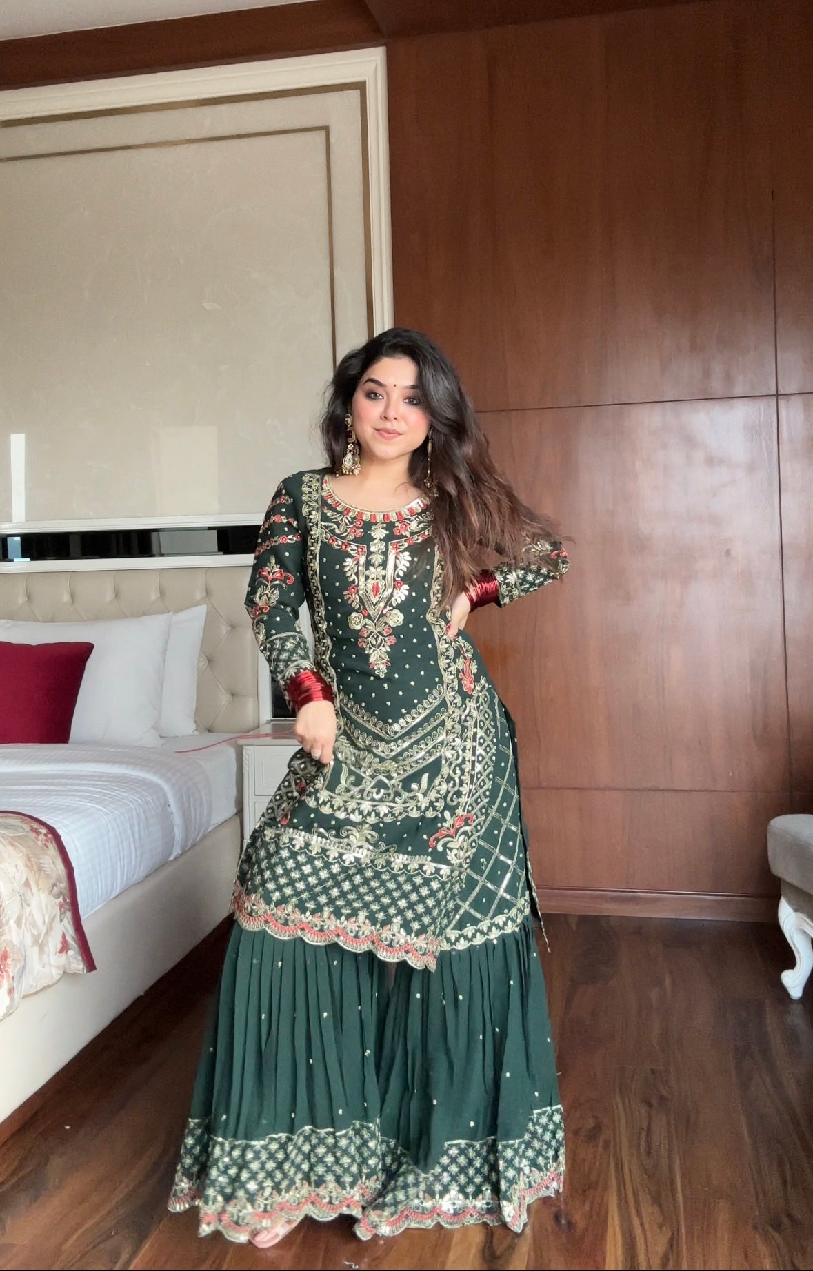 Miesha Festive Look Sharara Set